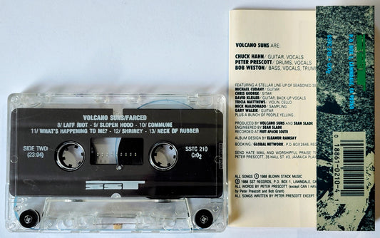 Volcano Suns - “Farced” - INDIE CASSETTE TAPE VG+/VG+