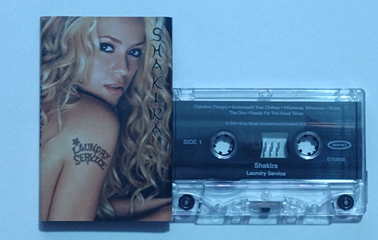 Shakira - "Laundry Service" - CASSETTE TAPE VG/VG+