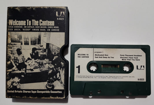 Welcome To The Canteen - "Welcome To The Canteen" - CASSETTE TAPE (Stereo; slide case; dual color shell) G+/G+