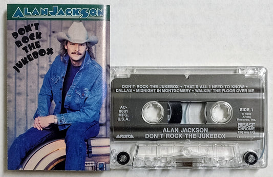 Alan Jackson - “Don’t Rock The Jukebox” - CASSETTE TAPE VG+/VG+