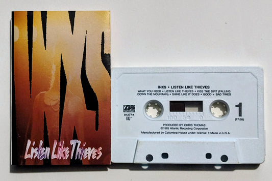 INXS - "Listen Like Thieves" - CASSETTE TAPE (DOLBY HX PRO) VG+/VG
