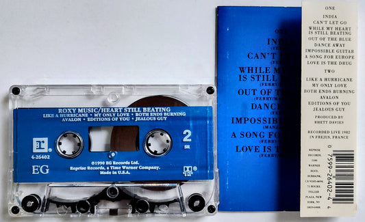 Roxy Music - “Heart Still Beating” - CASSETTE TAPE VG/VG+