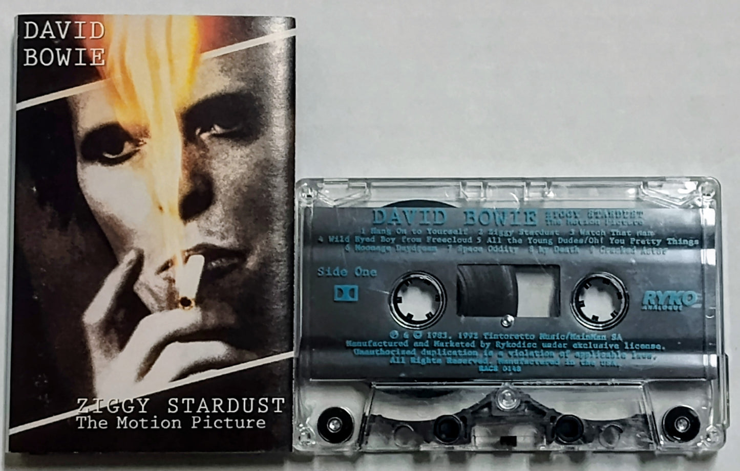 David Bowie - “Ziggy Stardust The Motion Picture” - CASSETTE TAPE VG/VG