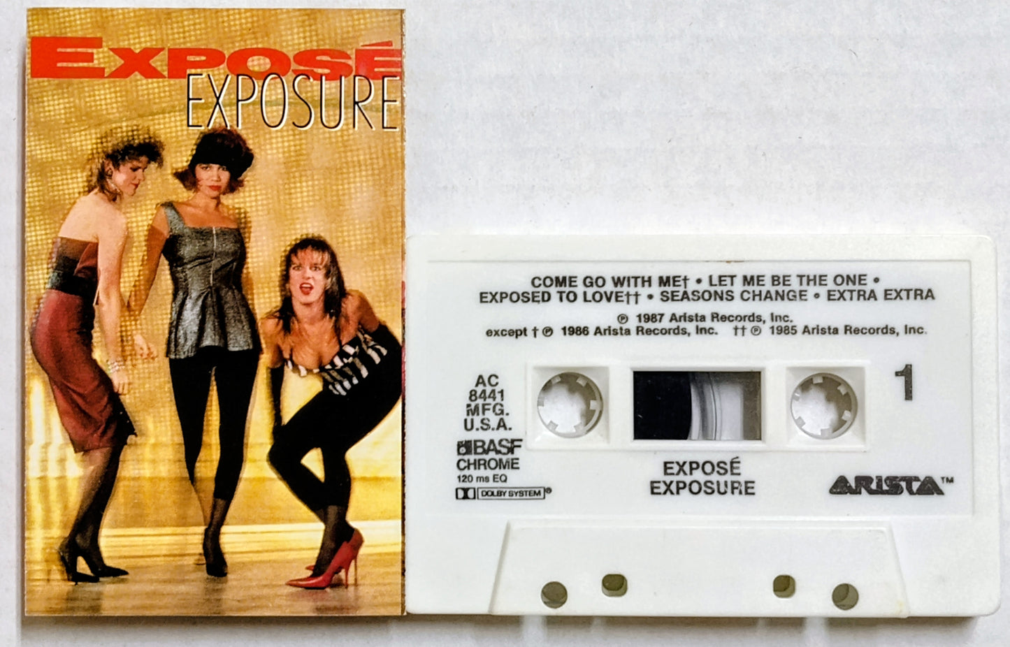 Exposé - “Exposure” - CASSETTE TAPE VG/VG+