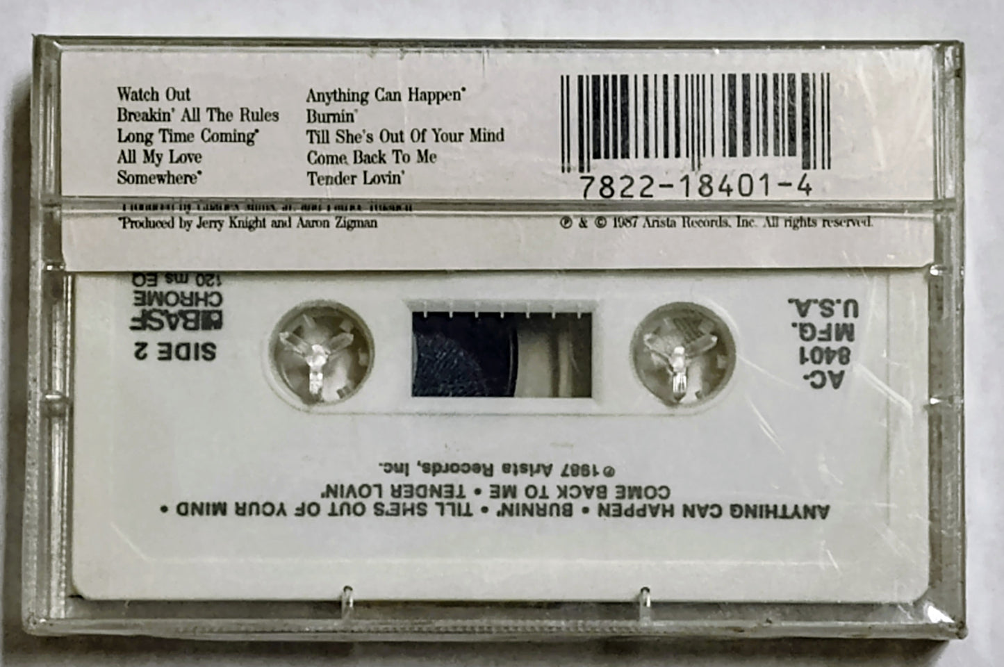 Patrice Rushen - “Watch Out!” - CASSETTE TAPE M/M (Sealed with hype sticker; shelf wear)