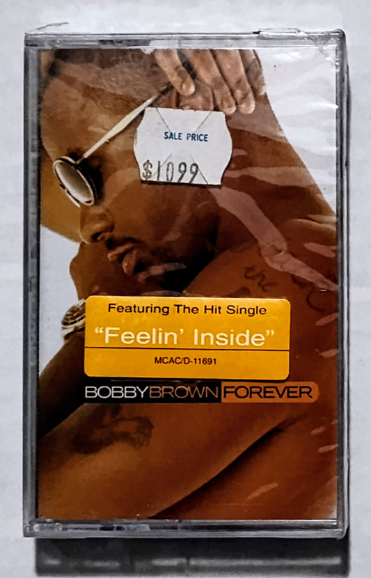 Bobby Brown - “Forever” - CASSETTE TAPE NM/M (Sealed with hype sticker; small holes/tears in cellophane)
