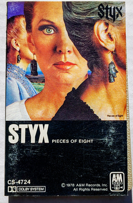 Styx - "Pieces Of Eight" CASSETTE TAPE G+/G+