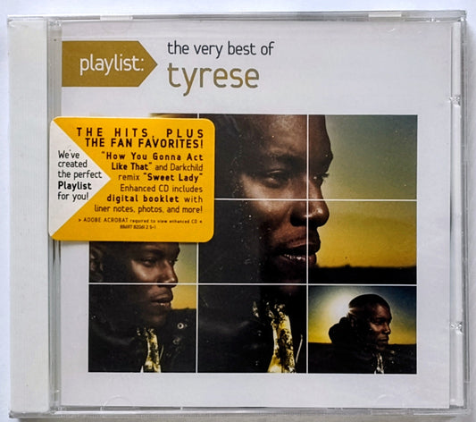 Tyrese - “Playlist Compilation: The Very Best Of Tyrese” - COMPACT DISC M/M (Sealed with hype sticker)