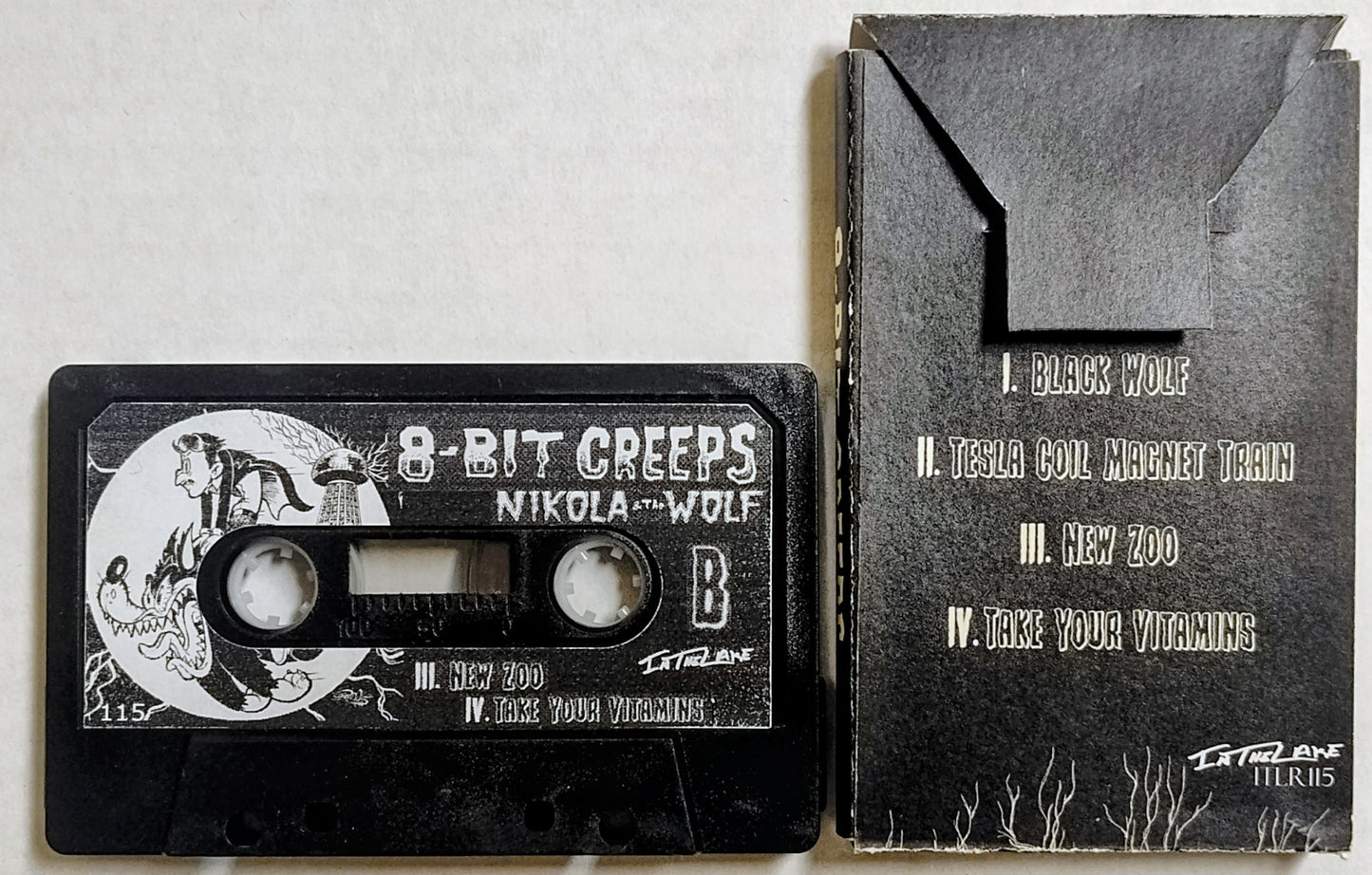 8-Bit Creeps - “Nikola & The Wolf” - INDIE CASSETTE TAPE VG+/NM [In The Lake Records]