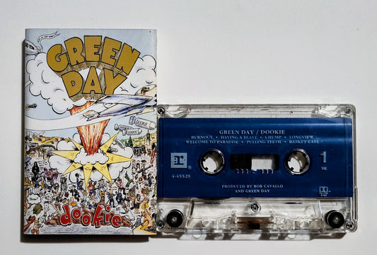 Green Day - "Dookie" - CASSETTE TAPE (SR; DOLBY HX PRO B NR) VG/VG