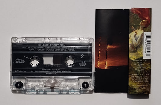 Hole - "Celebrity Skin" - CASSETTE TAPE (DOLBY HX PRO B NR) VG+/VG+