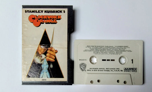 Stanley Kubrick's "A Clockwork Orange" - "Music From The Soundtrack" - CASSETTE TAPE (Slide case;Ampex Stereo Tapes)G/VG+