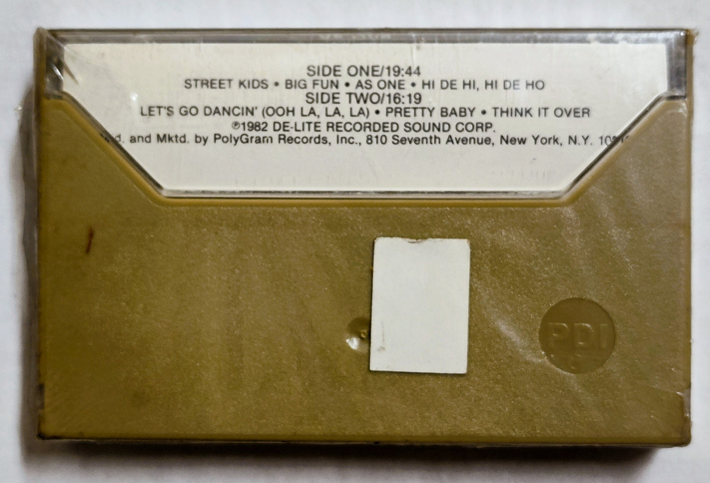 Kool & The Gang - “As One” - CASSETTE TAPE NM/M (Sealed; cracked cover; loose seal)