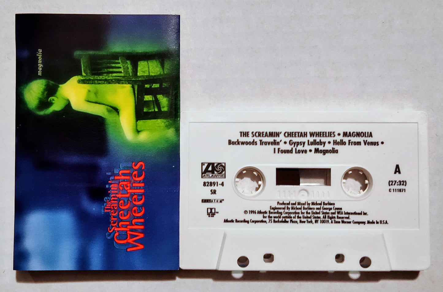 Screamin’ Cheetah Wheelies, The - “Magnolia” - CASSETTE TAPE (BMG; RARE!) VG+/VG+