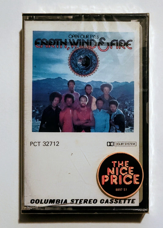 Earth, Wind & Fire - "Open Our Eyes" - CASSETTE TAPE (DOLBY) M/M (Sealed)