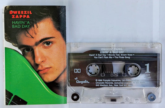 Dweezil Zappa - “Havin’ A Bad Day” - CASSETTE TAPE VG/VG