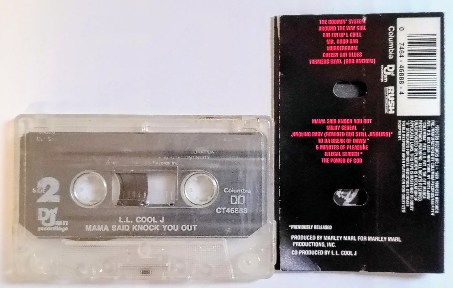 L.L. Cool J - "Mama Said Knock You Out" - CASSETTE TAPE G+/G+ (Worn j card and faded shell print; does not affect play!)