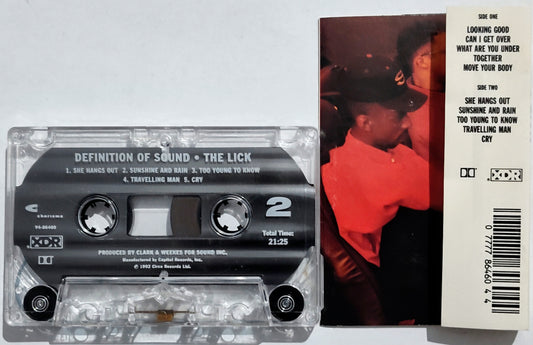 Definition Of Sound - “The Lick” - CASSETTE TAPE VG/VG+