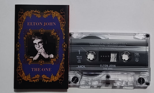 Elton John - "The One" -  CASSETTE TAPE (DOLBY HX PRO B NR) NM/VG+
