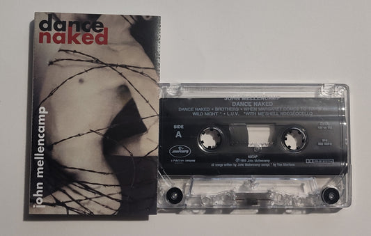 John Mellencamp - "Dance Naked" - CASSETTE TAPE (Chrome; DOLBY) VG+/VG+