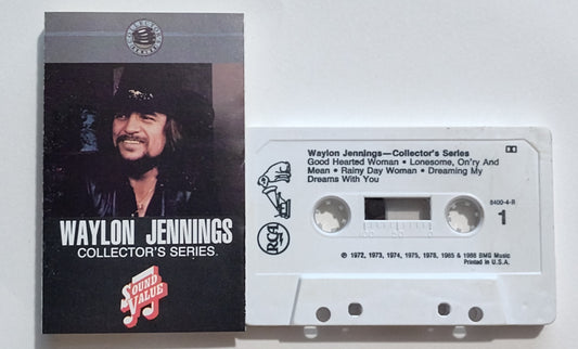 Waylon Jennings - "Collector's Series" - CASSETTE TAPE VG/VG