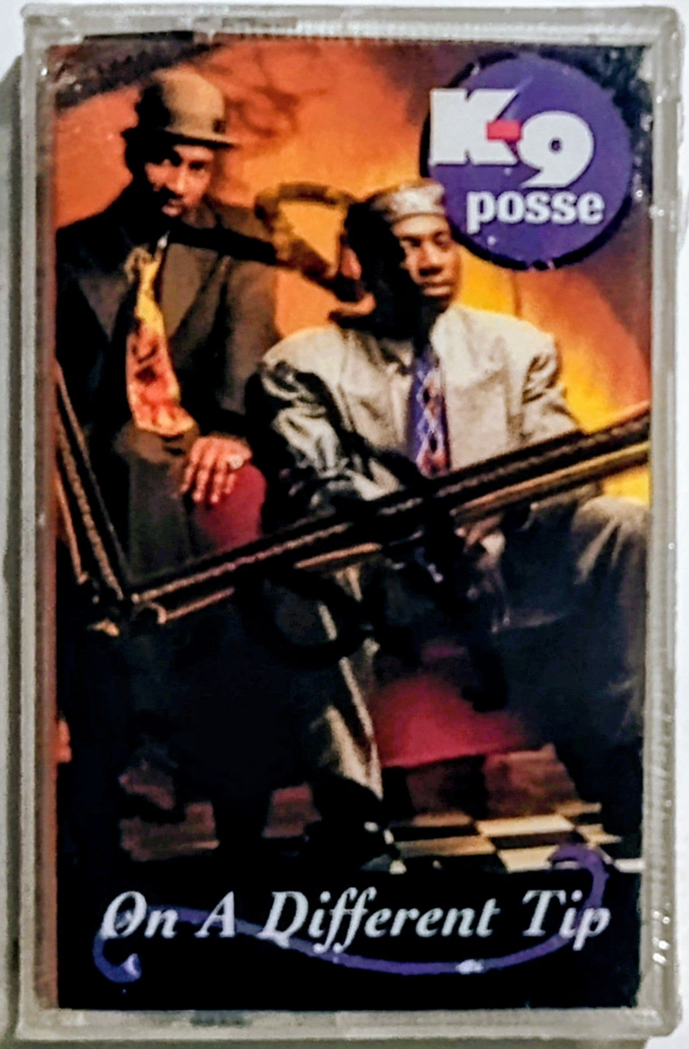 K-9 Posse - "On A Different Tip" - CASSETTE TAPE (DOLBY) M/M (Sealed; price written on cellophane- can be removed with alcohol)