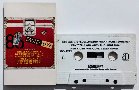 Eagles - “Eagles Live” - CASSETTE TAPE (Columbia House) VG/VG