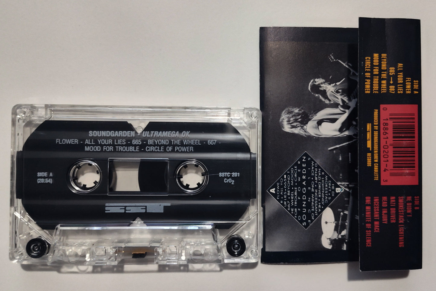 Soundgarden - "UltramegaOK" - CASSETTE TAPE (Chrome) VG+/VG+