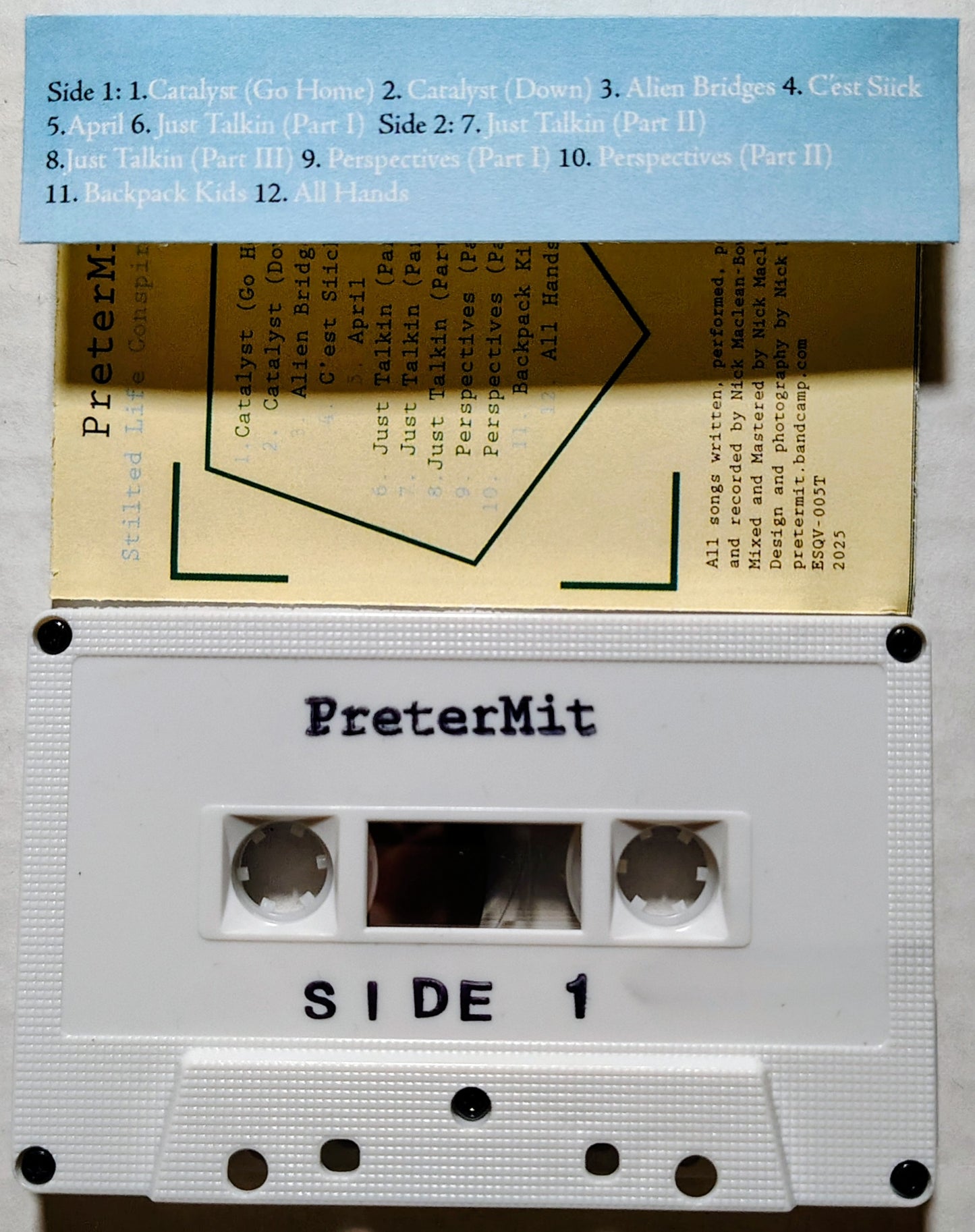 PreterMit - "Stilted Life Conspi..." - INDIE CASSETTE TAPE NM/NM