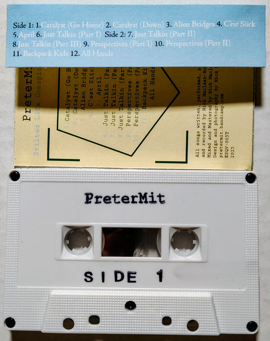 PreterMit - "Stilted Life Conspi..." - INDIE CASSETTE TAPE NM/NM
