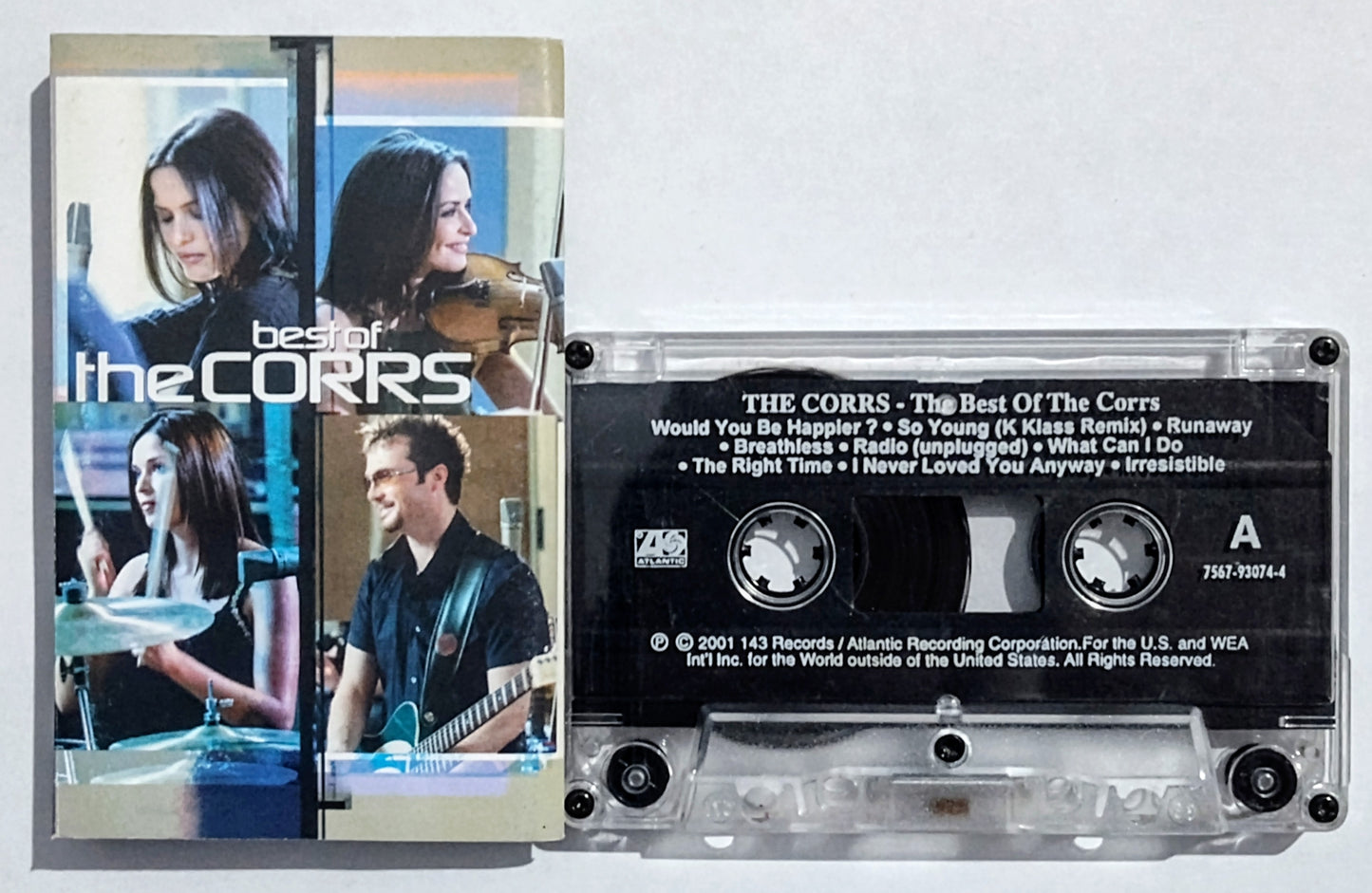 Corrs, The - “Best Of The Corrs” - CASSETTE TAPE (Indonesia) VG+/VG+
