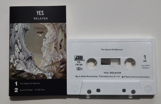 Yes - "Relayer" - CASSETTE TAPE (SR; DOLBY) VG+/VG+
