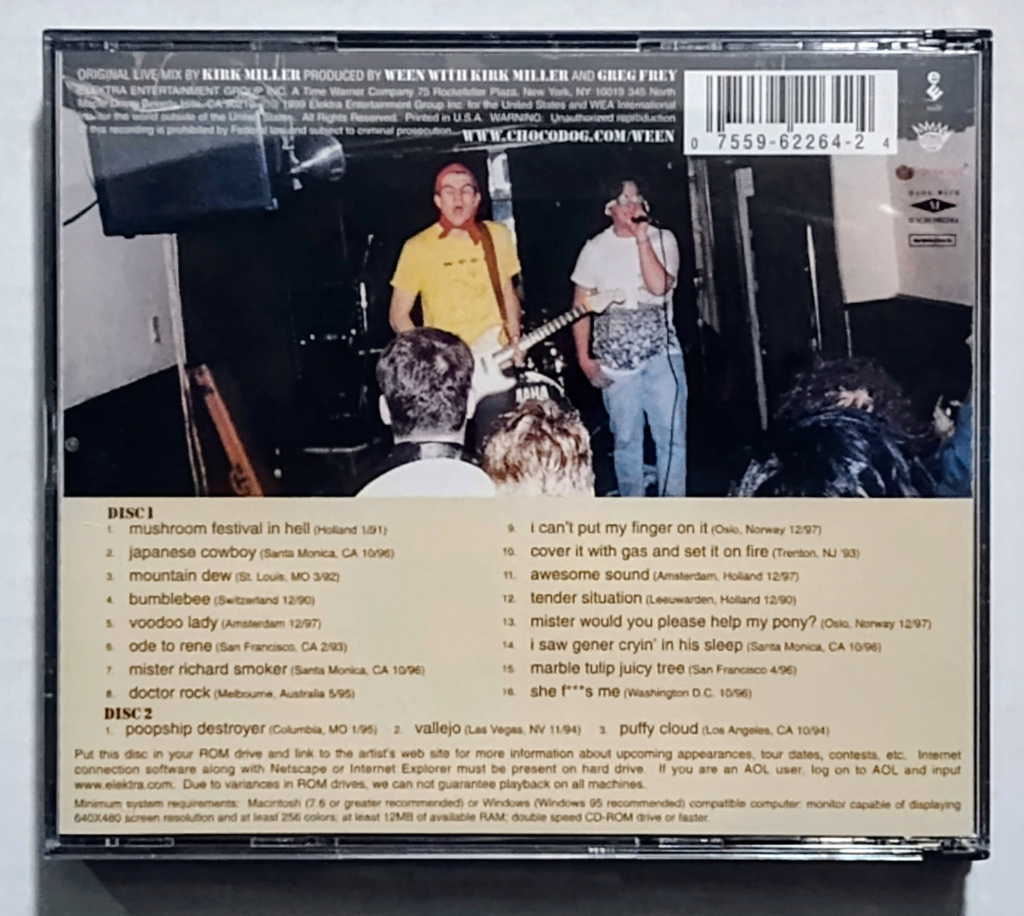 Ween - “Paintin’ The Town Brown” - COMPACT DISC (2x) VG+/VG+