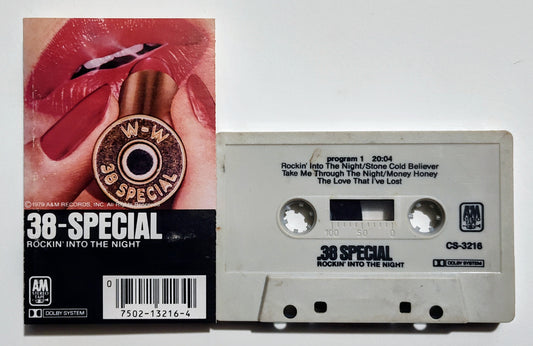 38-Special - "Rockin' Into The Night" - CASSETTE TAPE VG/VG