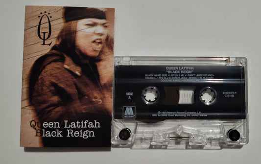 Queen Latifah - "Black Reign" - CASSETTE TAPE (BMG Club) NM/NM