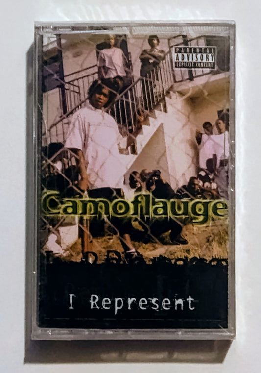 Camouflage - "I Represent" - CASSETTE TAPE NM/M (Sealed; cracked cover and spine)