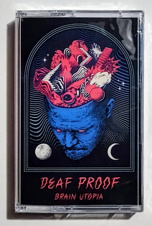 Deaf Proof - "Brain Utopia" - INDIE CASSETTE TAPE M/M (Sealed)