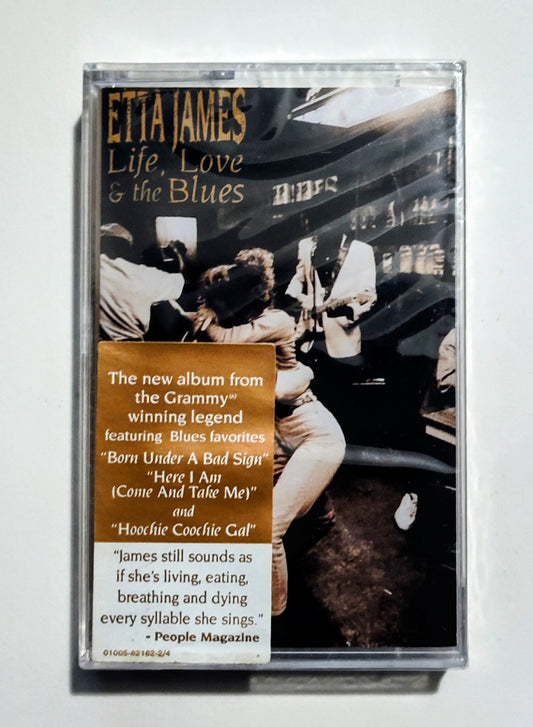 Etta James - "Life, Love And The Blues" - CASSETTE TAPE (DOLBY HX PRO B NR) M/M (Sealed)