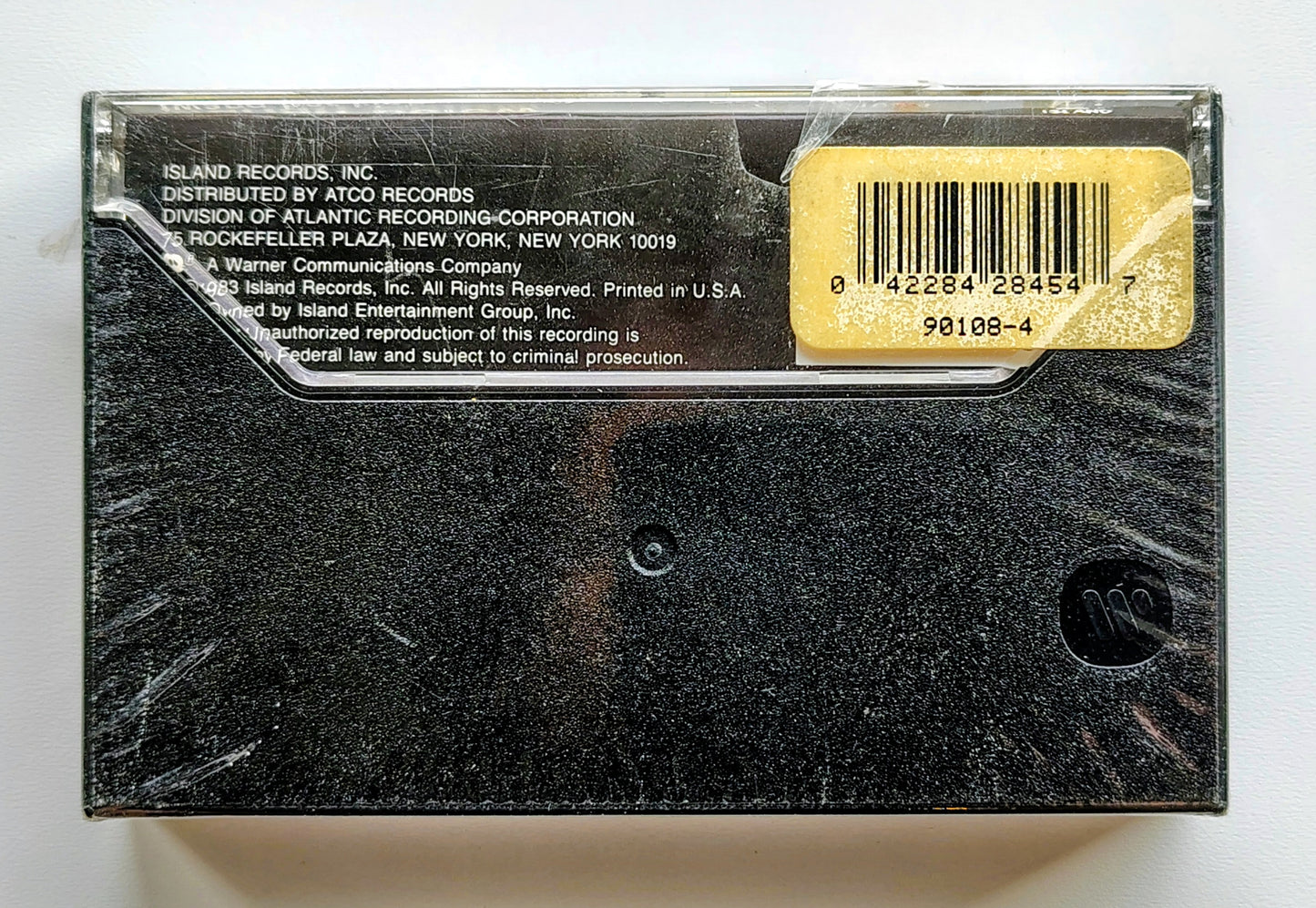 Adrian Belew - “Twang Bar King” - CASSETTE TAPE VG+/M (Sealed; cracked cover)