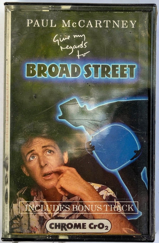 Paul McCartney - “Give My Regards To Broad Street” - CASSETTE TAPE NM/M (Sealed; torn cellophane)