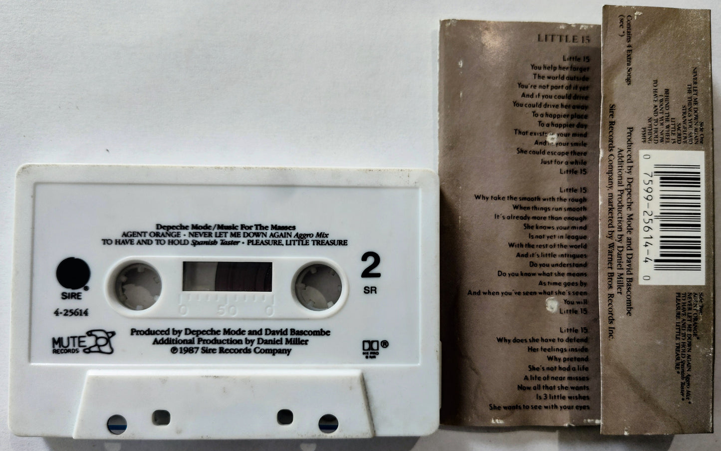 Depeche Mode - “Music For The Masses” - CASSETTE TAPE G+/VG *🔥*