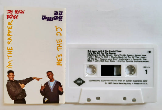 DJ Jazzy Jeff & The Fresh Prince "He's The DJ, I'm The Rapper" - CASSETTE TAPE VG+/VG+