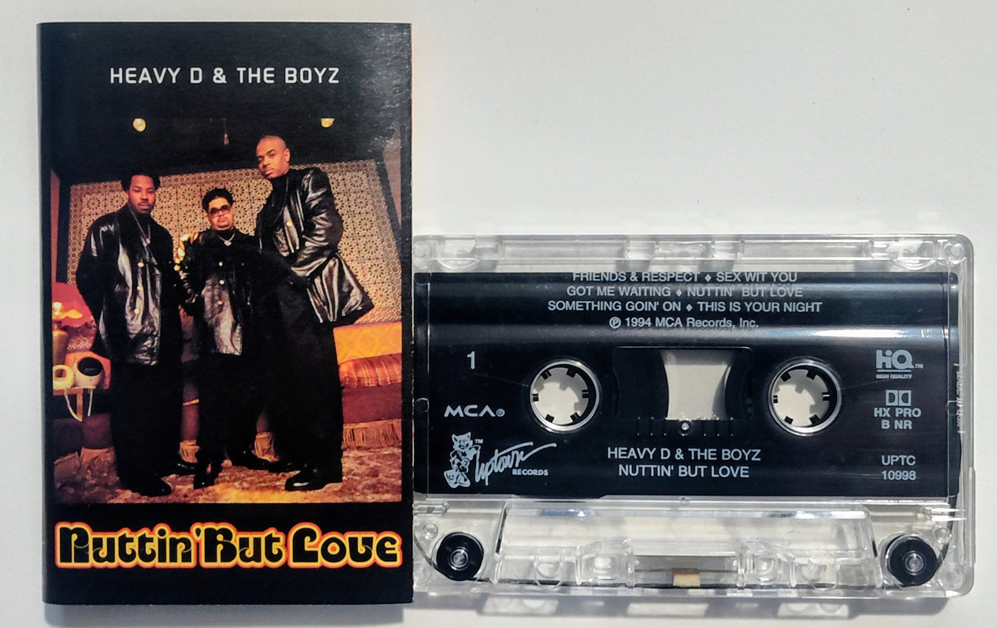Heavy D And The Boyz - "Nuttin' But Love" - CASSETTE TAPE VG+/VG+