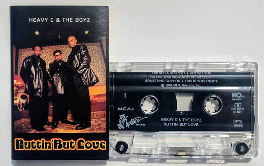 Heavy D And The Boyz - "Nuttin' But Love" - CASSETTE TAPE VG+/VG+