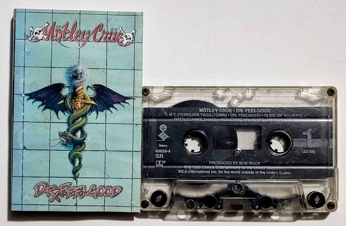 Mötley Crüe - "Dr. Feelgood" - CASSETTE TAPE G+/G+