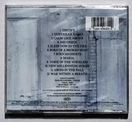 Rage Against The Machine - "The Battle Of Los Angeles" - COMPACT DISC M/M (Sealed)