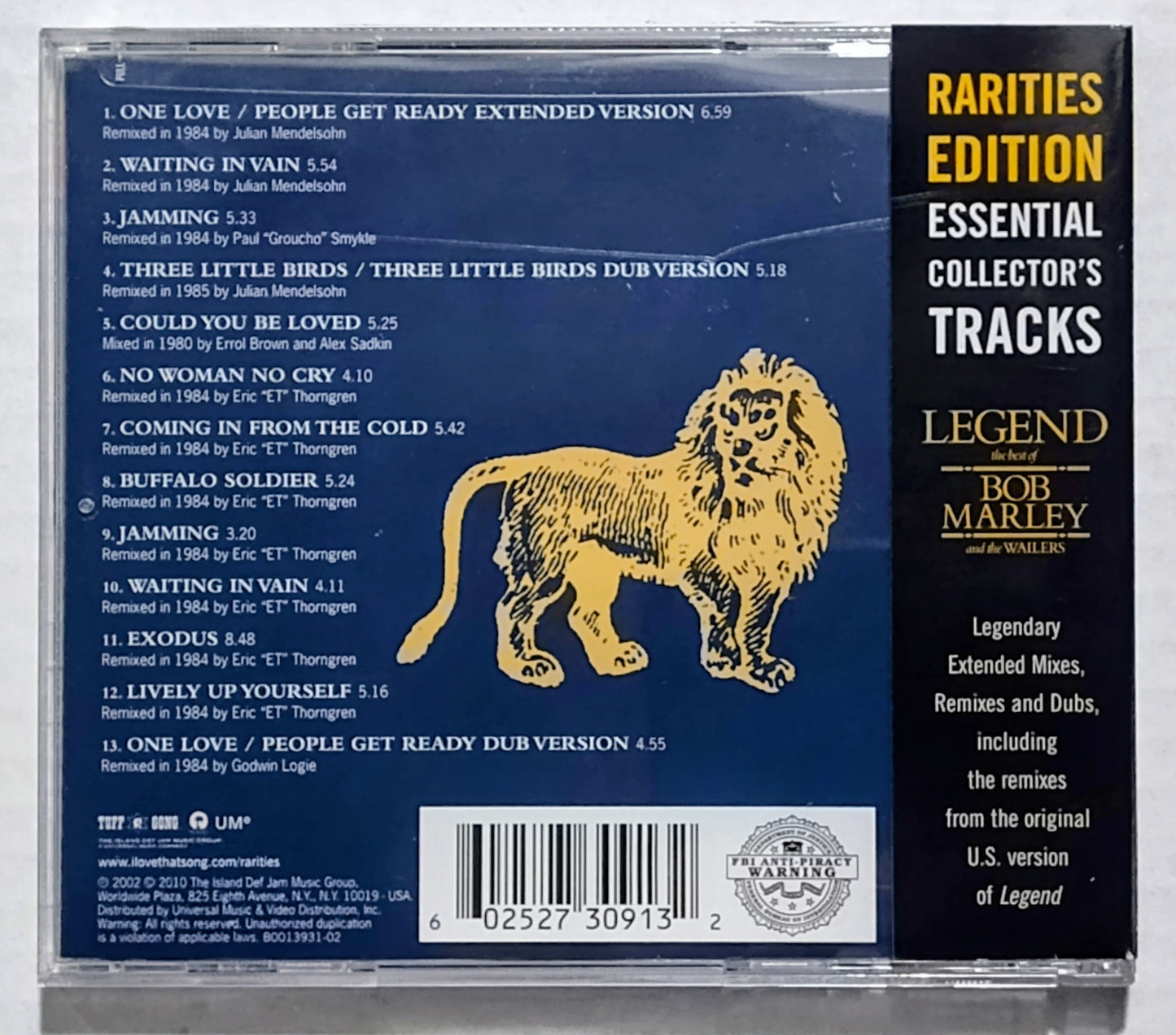 Bob Marley & The Wailers - "Legend: The Best Of (Rarities Edition)" - COMPACT DISC NM/NM