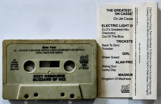 Ozzy Osbourne - “Blizzard Of Ozz” - CASSETTE TAPE VG/G+ (Plays perfect!)