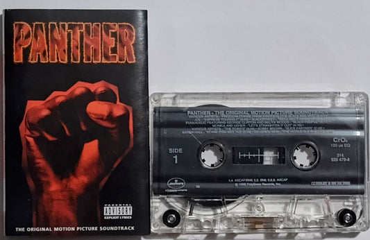 Various Artists - "Panther Soundtrack" - CASSETTE TAPE (DOLBY HX PRO B NR) VG+/VG+