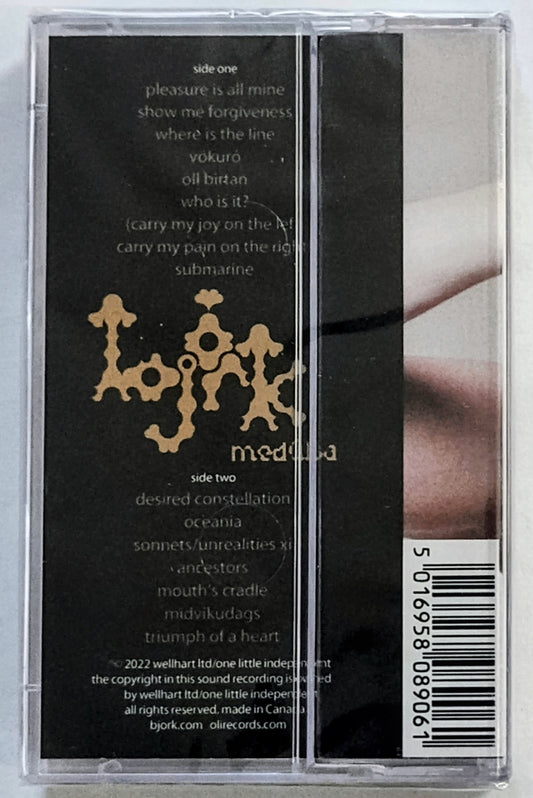 Bjork - “Medulla” - INDIE CASSETTE TAPE M/M (Sealed)